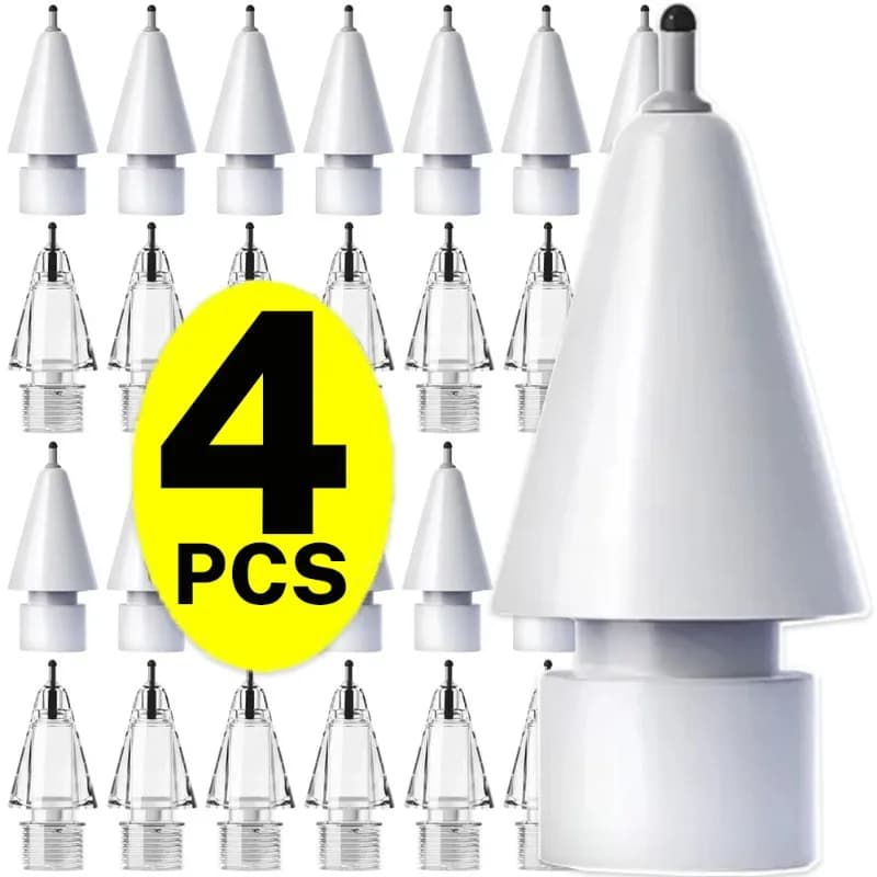 1-4PCS Punte di matita sostituibili per Apple Pencil 1a/2a generazione Punta 2B 3.0 3.5 4.0 Touch Screen Pennini per penna stilo per iPencil 1 2 Gen