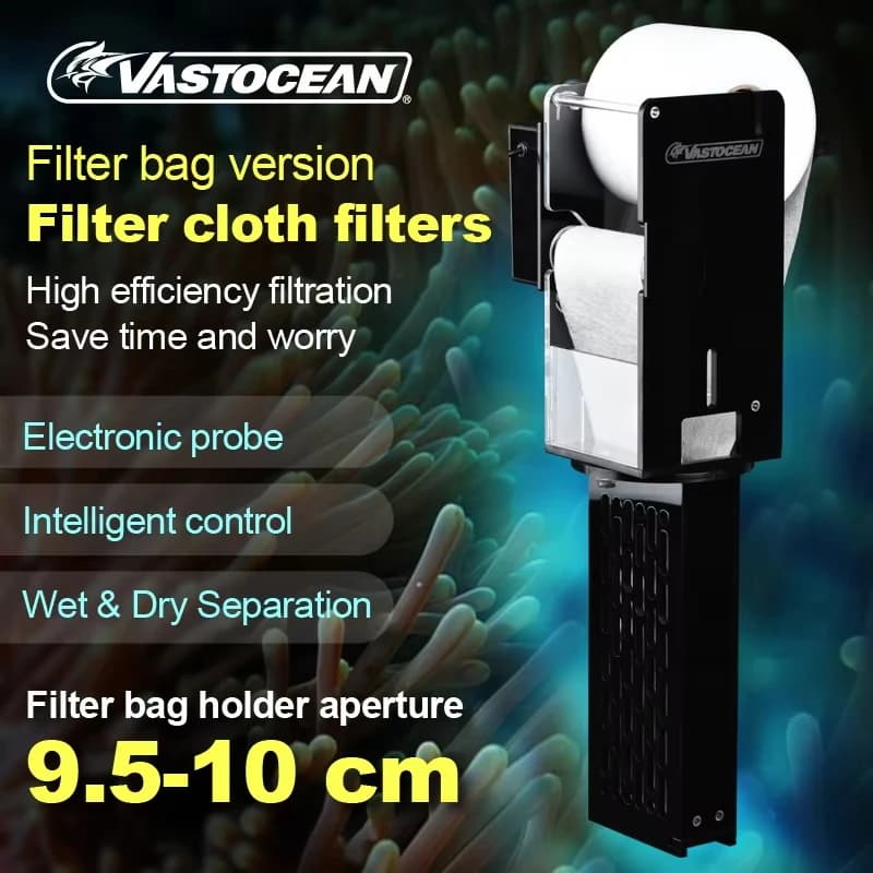 VASTOCEAN Version of filter bag Filter for aquarium Fabric filter Paper roll Automatic wet and dry separation Explosion proof punching