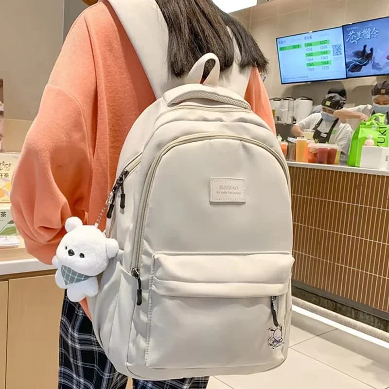 New Trendy Unisex Waterproof Backpack | Large Capacity Laptop Bag for College, Travel & School | Cute & Cool Bookbag for Women