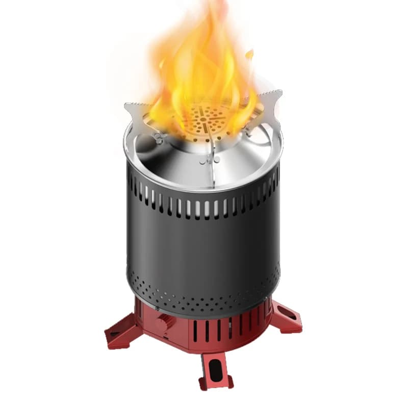 Portable Outdoor Camping Cookware Stove Made of Steel
