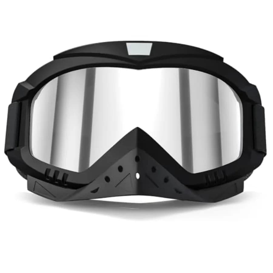 Occhiali da Moto, per Dirt Bike, Sci, ATV, Antivento, da Corsa, per Adulti, Uomini, Donne, Giovani