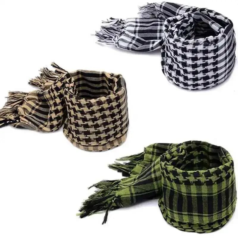 Arabic Scarf Arafat Scarf Beautiful Keffiyeh Kafiya Light Military Shemagh Palestine Men Striped scarf with tassels Hot soft