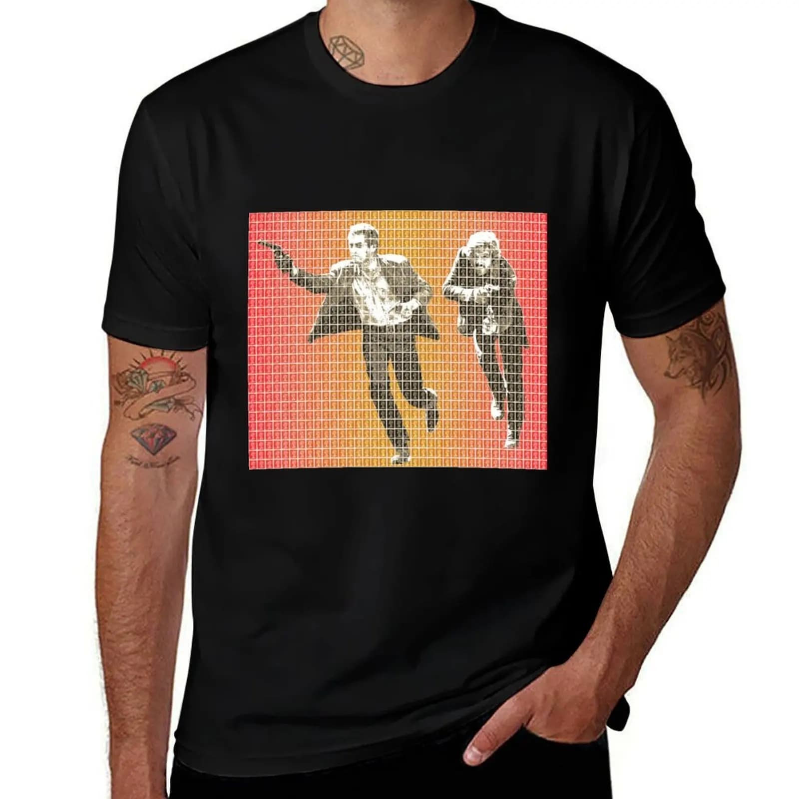 T-shirt Sundance e Butch, camicia basic casual in cotone a maniche corte