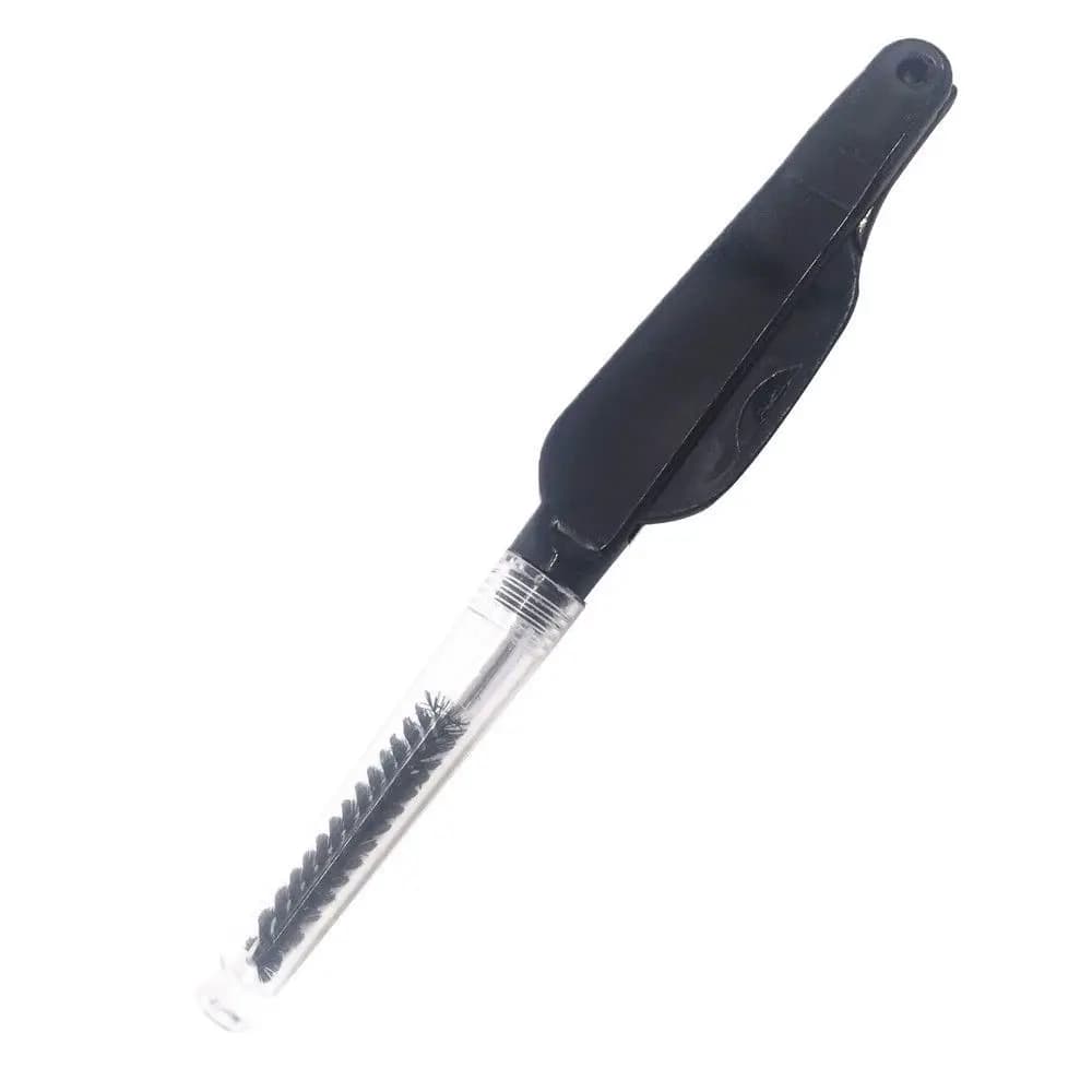 Women's Fashion Makeup Beauty Steel Needles Mascara Separator Eyebrow Brush Metal Peel for Double Head Foldable Eyelashes