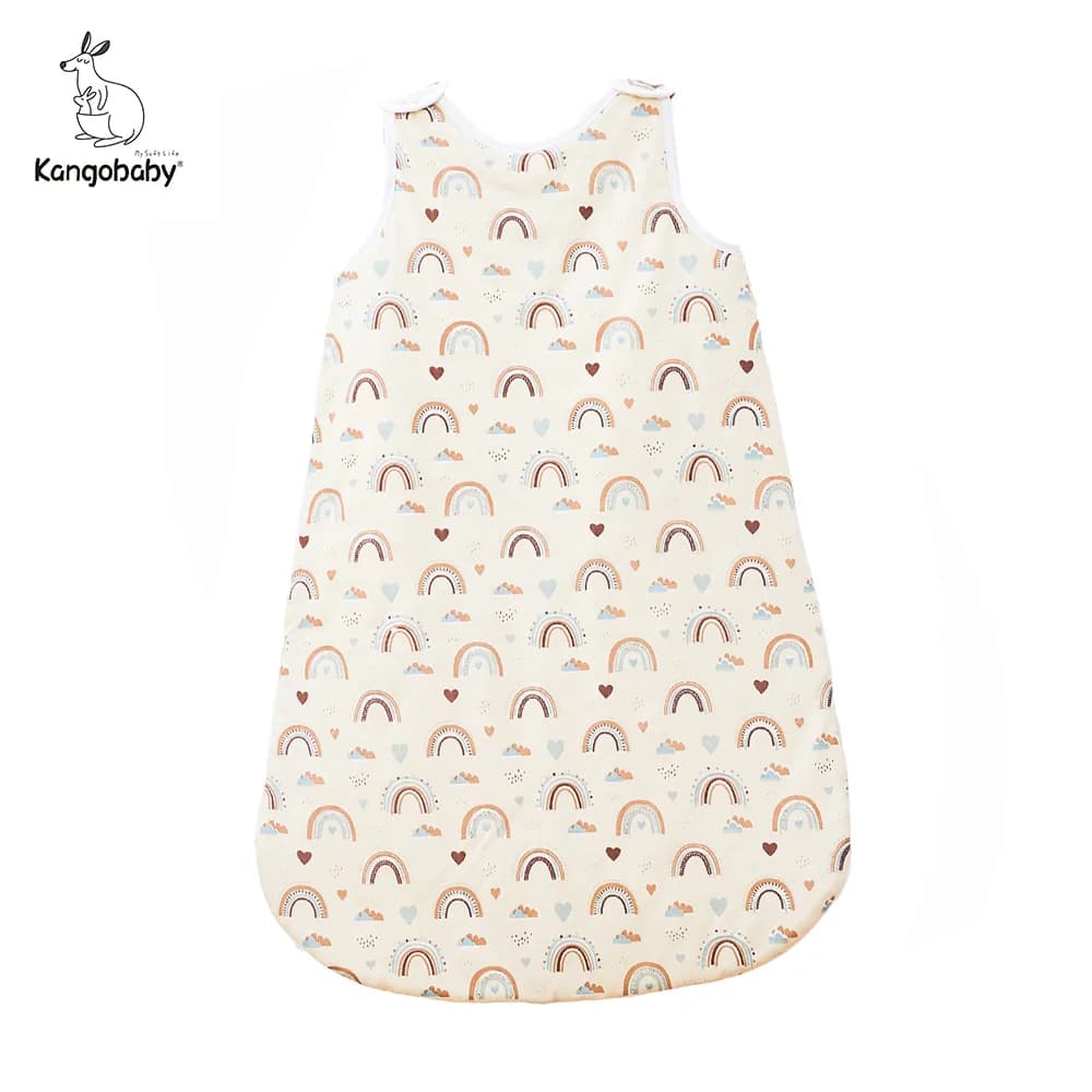 Kangobaby # My Soft Life # primavera autunno addensare cotone caldo gilet per bambini sacco a pelo Unisex Anti-calci indumenti da notte per neonati