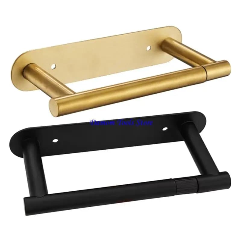 57BE Toilet Paper Roll Holder Bathroom Toilet Paper Stand with Swivels Designs