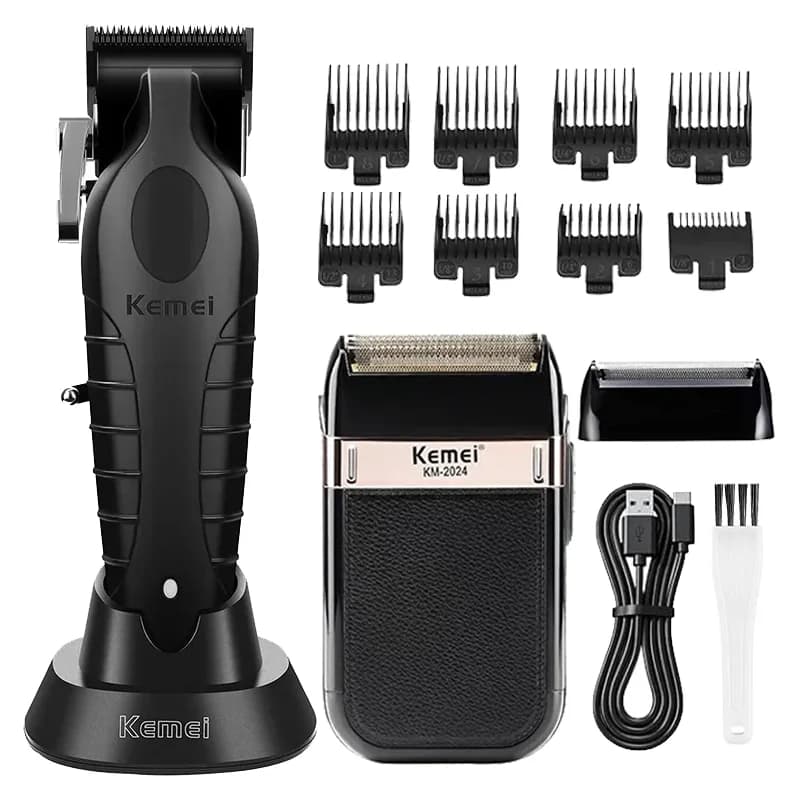 Kemei Hair Clipper KM-2296 KM-2299 KM-2024 Men's Electric Shaver Hair Trimmer Machine Professional Hair Cutting Machine Clippers