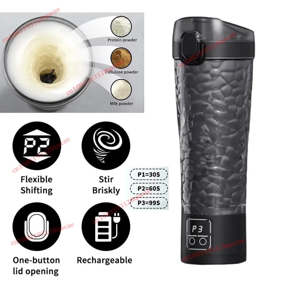 Shaker per proteine portatile Bottiglia fitness da 700 ml con miscelatore elettrico per gli appassionati di fitness Atleti perfetti per la palestra all'aperto 2026
