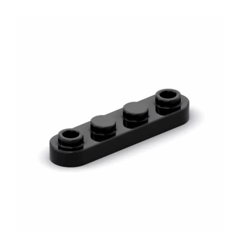 PIASTRA 1X4, ROTONDA, NO. 1 compatibile con 77845 accessori per giocattoli con blocchi rotondi e angoli