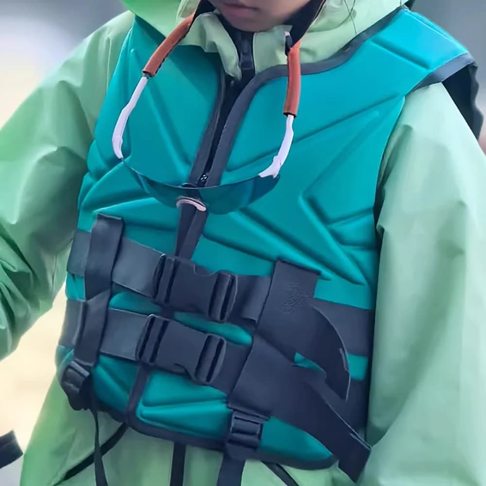 Giubbotto di Salvataggio per Adulti e Bambini, per Sport Acquatici, Sci, Wakeboard, Nuoto, Pesca, Surf, Kayak, Paddleboard, Giubbotto di Sicurezza per Salvataggio