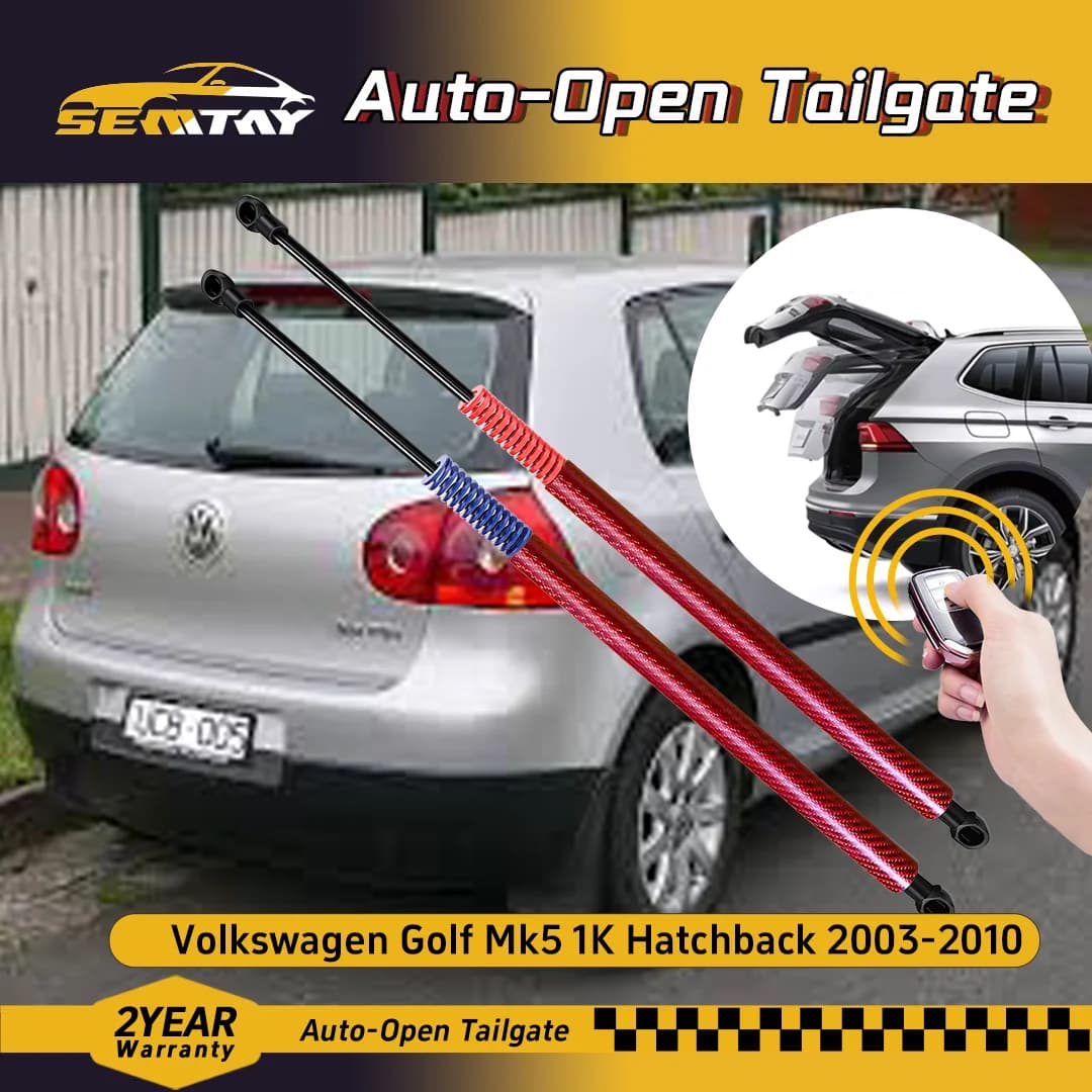 Automatic Lifting Trunk Struts with Spring for Volkswagen Golf Mk5 1K Hatchback 2003-2010 Rear Tailgate Boot Lift Supports