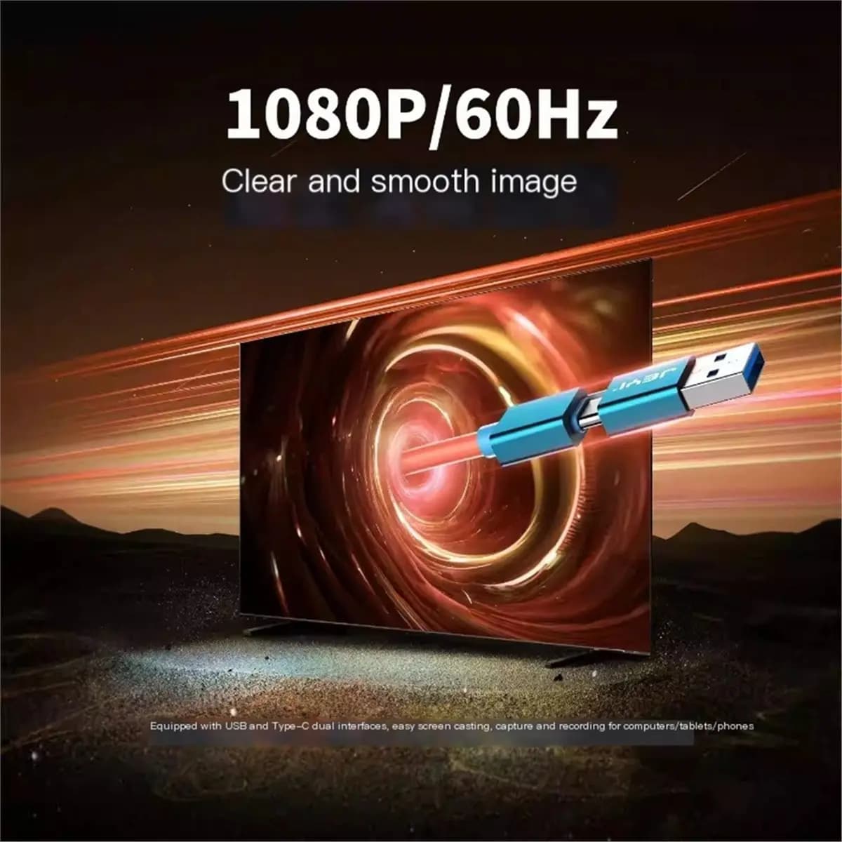 A72U Video Capture Card with 100W PD USB C to USB A/C Live and Record Video Audio Gaming for Switch 2/1/OLED