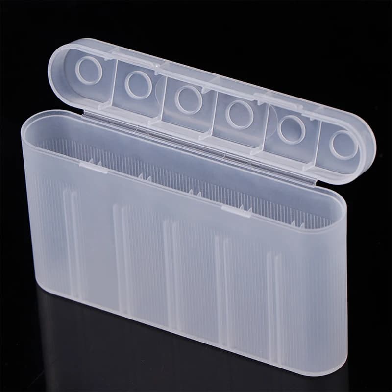 Waterproof Battery Storage Box for 6 Pieces 18650 Battery Support Portable Protective Case Organizer Plastic Case