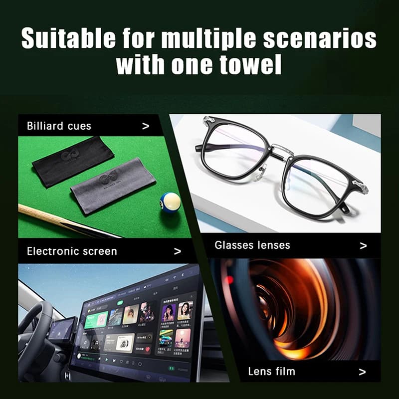 1 Pezzo Panno Morbido e Resistente per Pulizia Stecca da Biliardo, Panno in Microfibra Lavabile per Pulizia Stecche, Accessori Biliardo, Asciugamano per Snooker