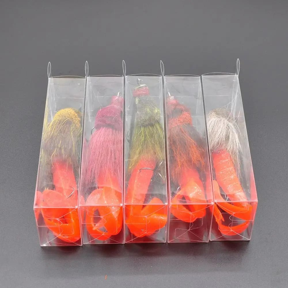 22 cm 35 g Simulazione del mouse dell'alto mare Esca Simulazione Design Materiale bionico Esca per capelli di cervo bionico Texture dei capelli di cervo