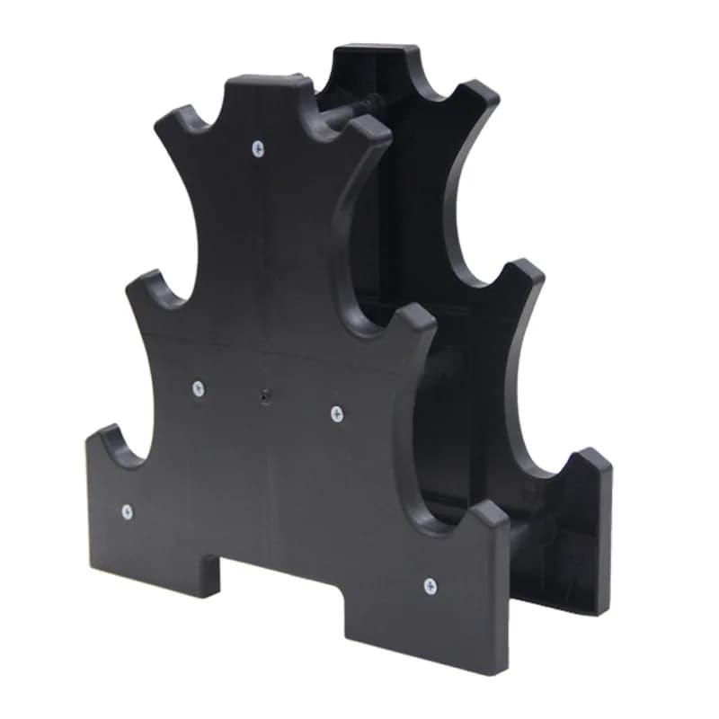 3 Tier Dumbbell Storage Rack Stand For Home Gym Fitness Workout Equipment Organizer Plastic Weight Hold Tool