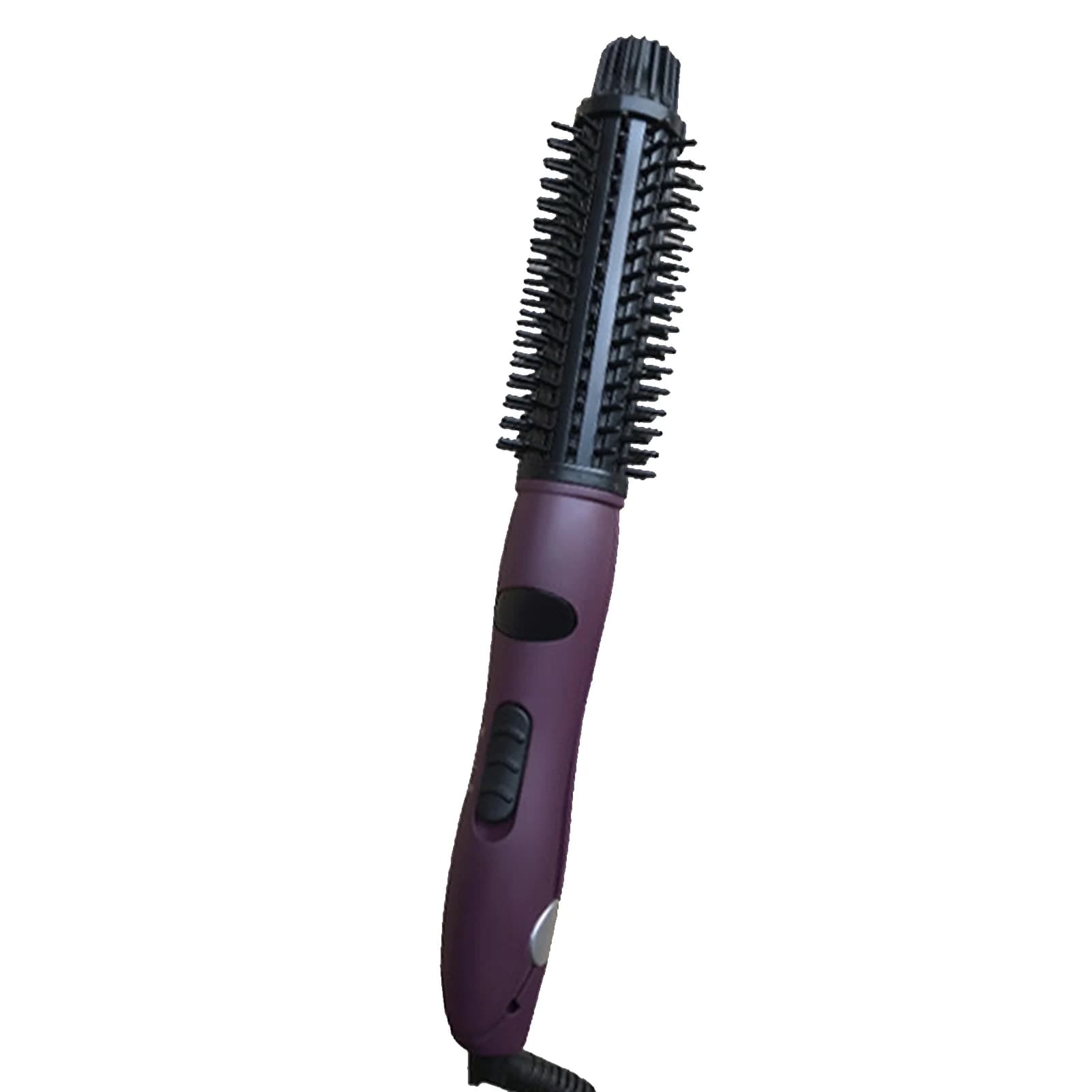 Spazzola per ferro arricciacapelli Pro Spazzola per bigodino per capelli da 1 pollice Spazzola calda in ceramica Styling Asciugatrice Pettine Strumento per arricciare Tensione per capelli lunghi
