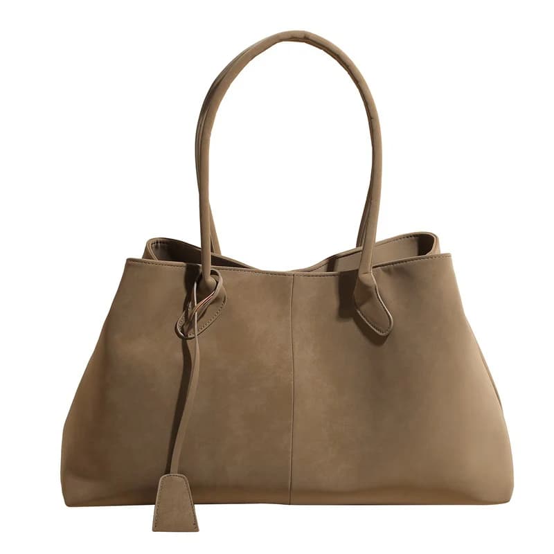 Vintage Retro Shoulder Handbag Top Handle Bag Large Capacity Casual Tote Bag Commuter Underarm Purse Elegant Daily Work Bag