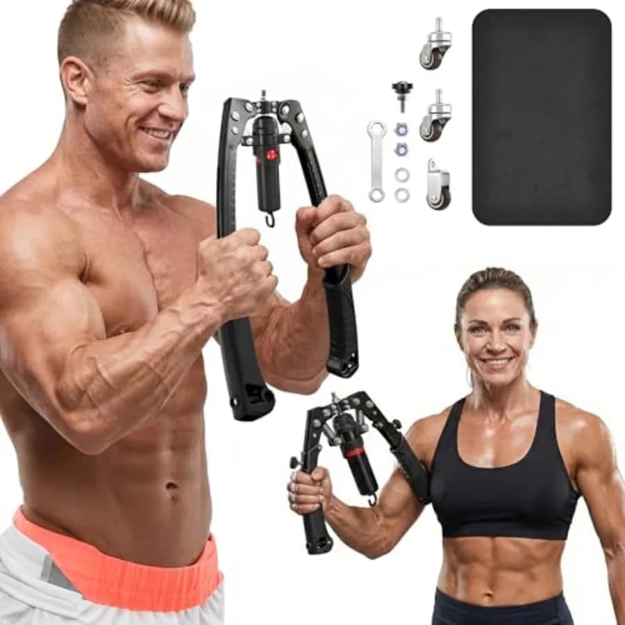 Twister Arms Training Tool, Adjustable Hydraulic, Domestic Power Exercise Equipment 22-440 Libras, Abdominal Wheel Headband