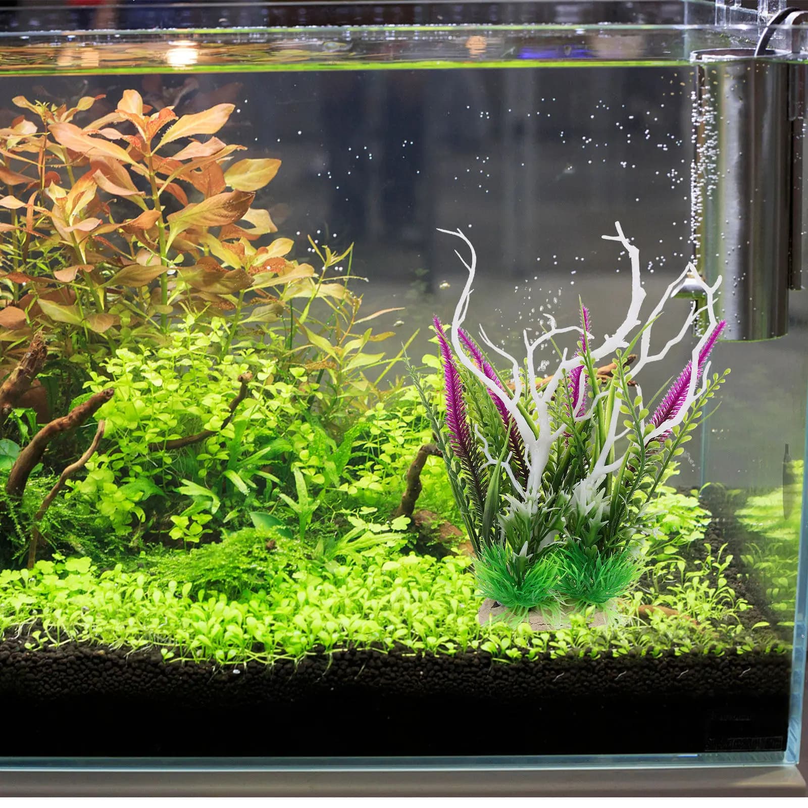 Artificial Aquatic Plant, Realistic Fin Coral, Aquarium Decoration, Aquatic Grass Simulation, Landscape Decoration for Aquarium