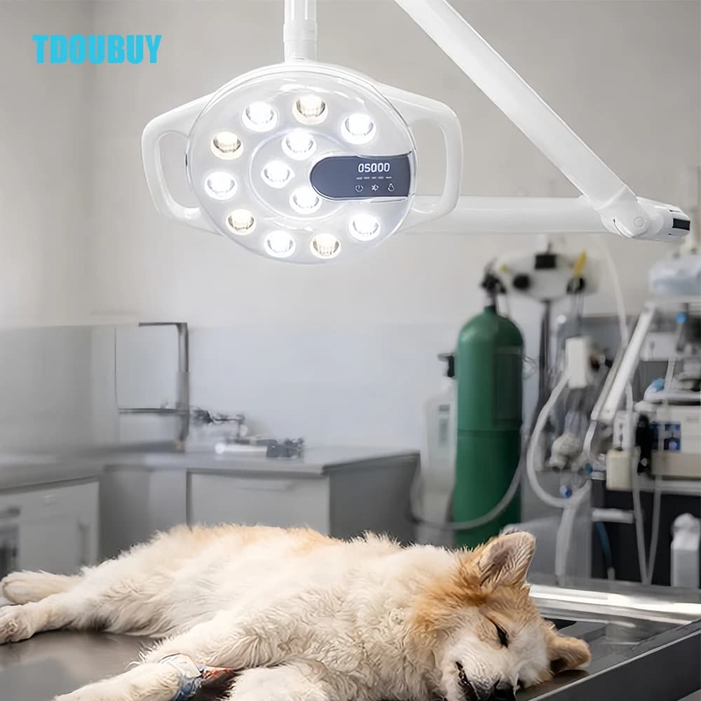 Lampada Chirurgica a LED da Parete con Induzione a Infrarossi, Luce Operatoria Senza Ombra per Cliniche Mediche, Estetica e Chirurgia Veterinaria