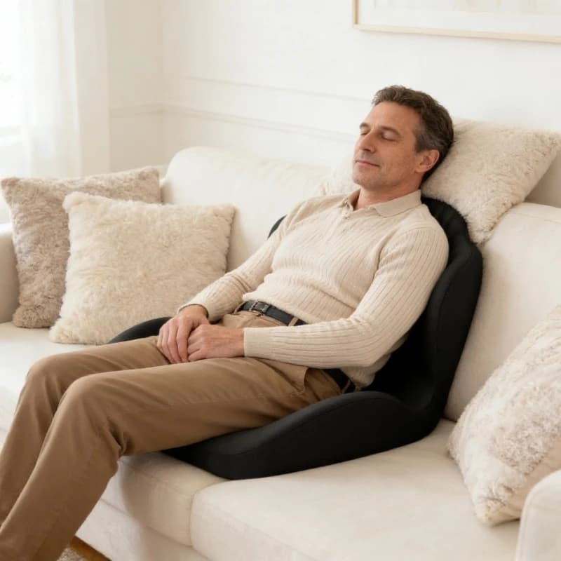 Cuscino Ergonomico in Memory Foam per Seduta e Supporto Lombare, Allevia il Dolore, per Sedia da Ufficio, Auto, Casa, Uso Quotidiano