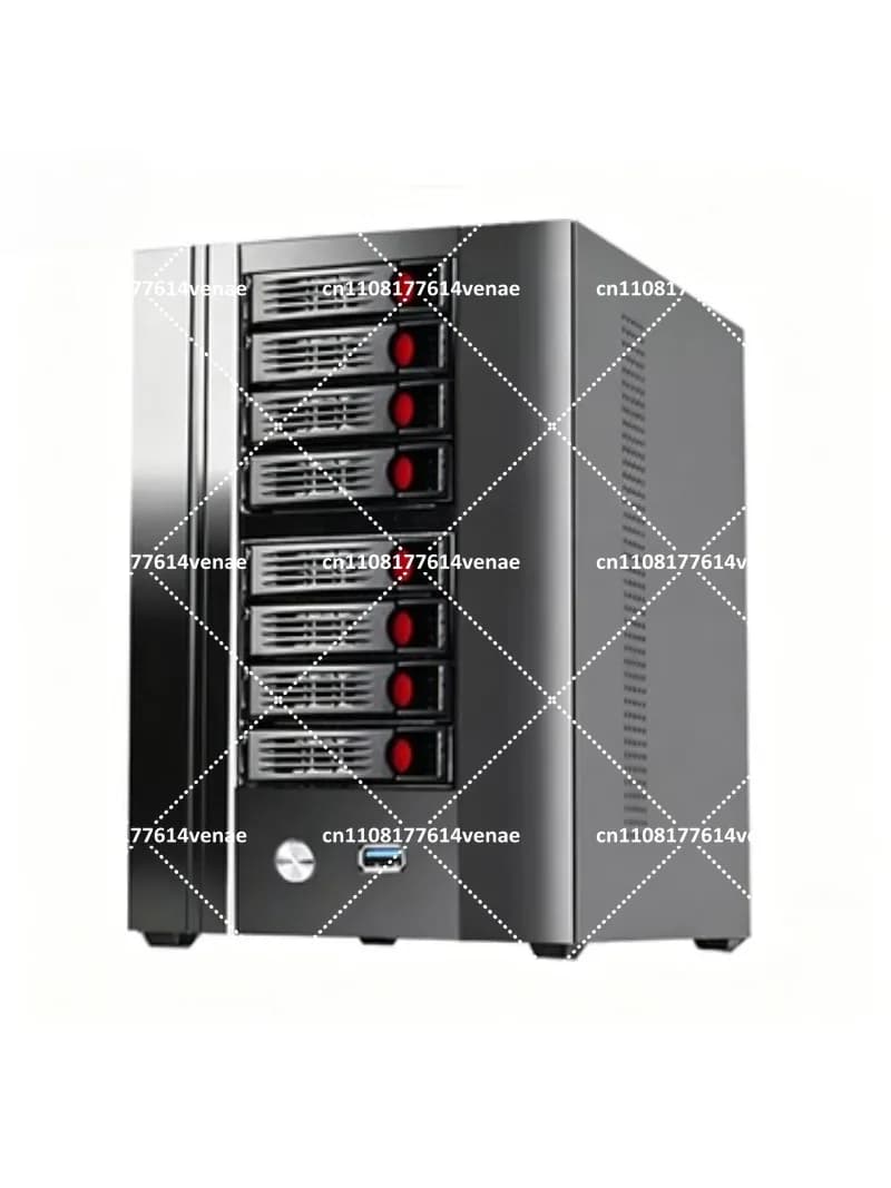 6/8-Bay Hot Swappable SATA Backplane NAS Chassis for Home Network Storage Cloud Server