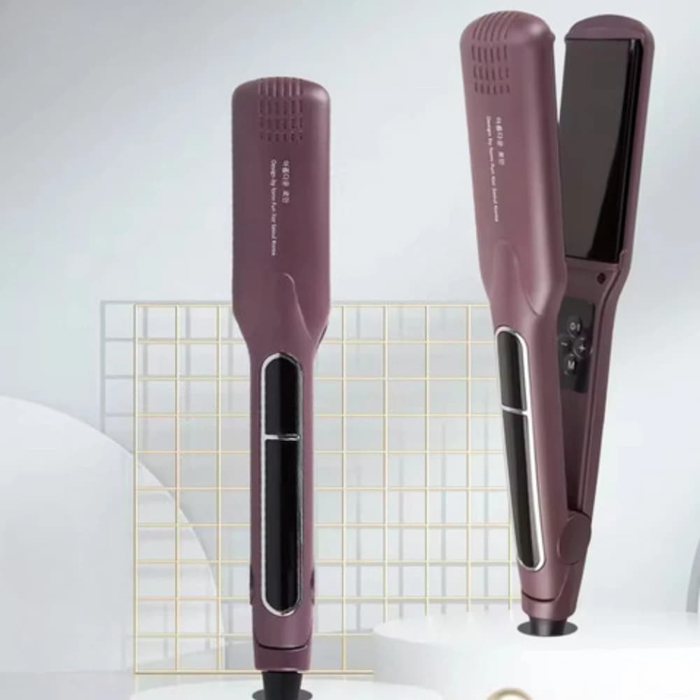 Piastra Professionale per Capelli con Piastre Larghe in Ceramica, Trattamento alla Cheratina 230 ℃ Styler per Salone a Riscaldamento Rapido MCH