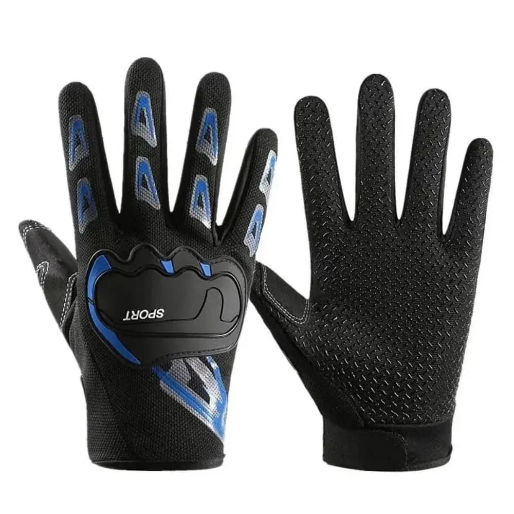 Anti-Slip Cycling Gloves Mesh Material Breathable Motorcycle Gloves Touchscreen Compatible Wear-resistant Fitness Gloves