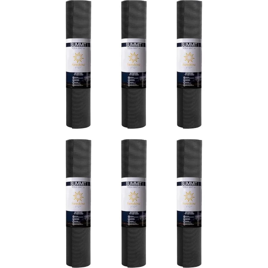 Summit 74x26 or 72x24 yoga mats 6 mm wide 6 mm thick anti-slip fitness mats resistant to scales for extra long training or stretching