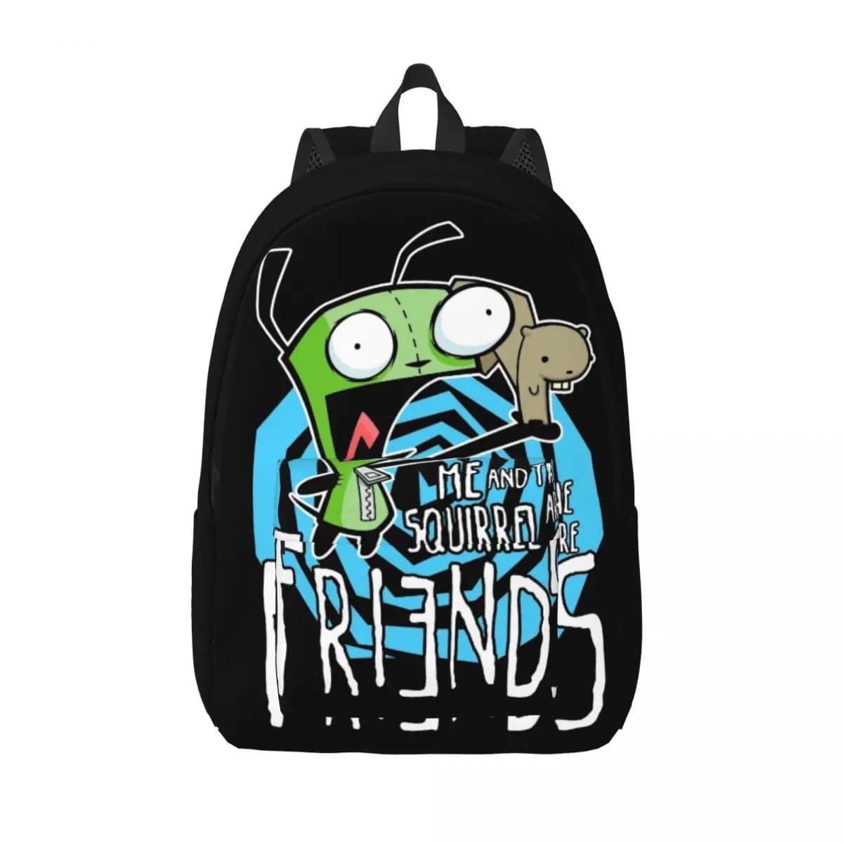 Zaino classico Invader Zim, zaino da lavoro per la scuola superiore, zaino da giorno per uomo e donna, borsa a tracolla per computer portatile