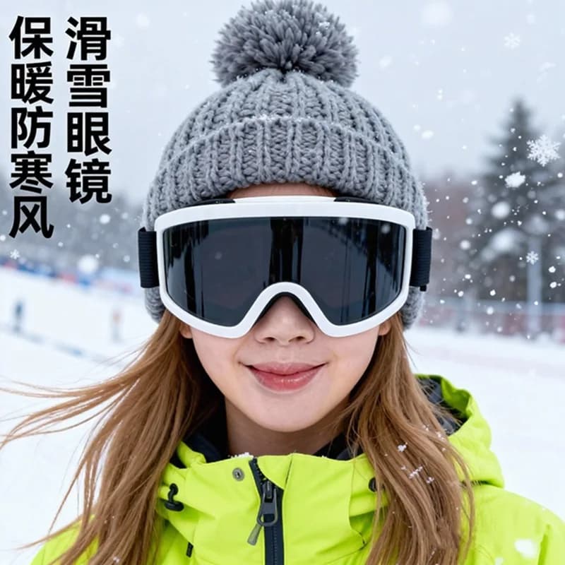 Occhiali da Sci e Moto Antivento e Antiappannamento per Uomo e Donna, Protezione UV per Snowboard e Ciclismo