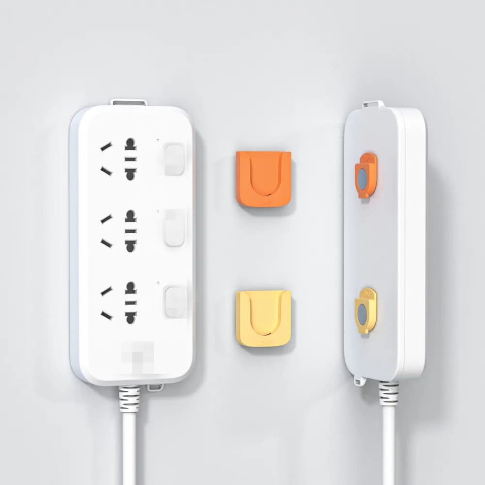 Gancio di aspirazione magnetico per telecomando, forte ventosa adesiva, chiodo senza traccia, stoccaggio della striscia di prese per TV e aria condizionata, non