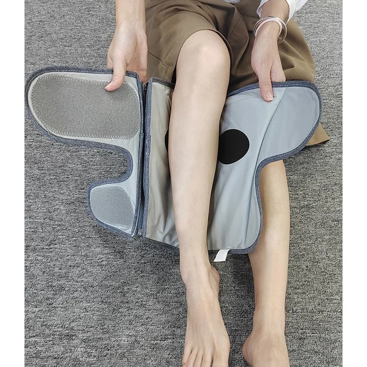 Cintura per massaggio al polpaccio con microcorrente EMS ricaricabile senza fili, riscaldamento, vibrazione, compressione dell'aria, massaggiatore per gambe