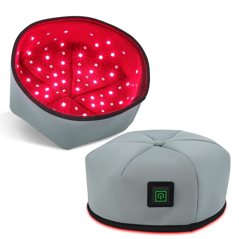 Cap Device for Red Light Treatment LED Helmet Near Infrared for Hair Growth Treatment Hat Prevents Loss Head Relaxation Lift from scalp
