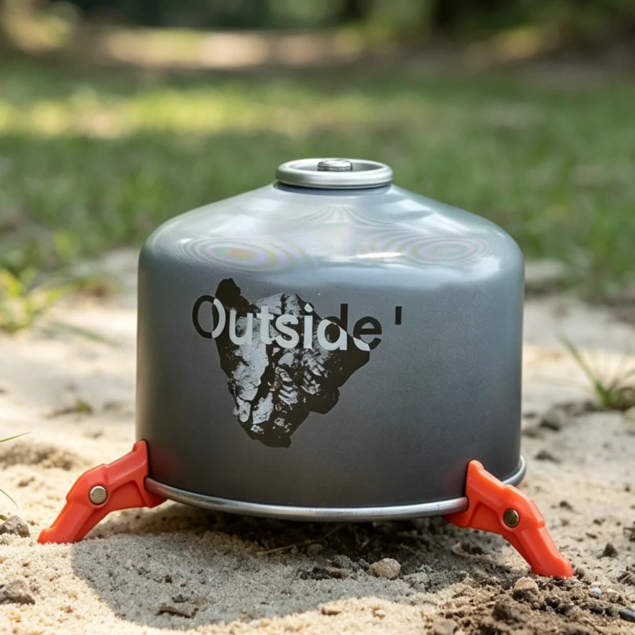 Magnetic Tripod Gas Tank Bracket Multifunctional Camping Stove Stand Outdoor Stove Holder for Backpacking Cooking