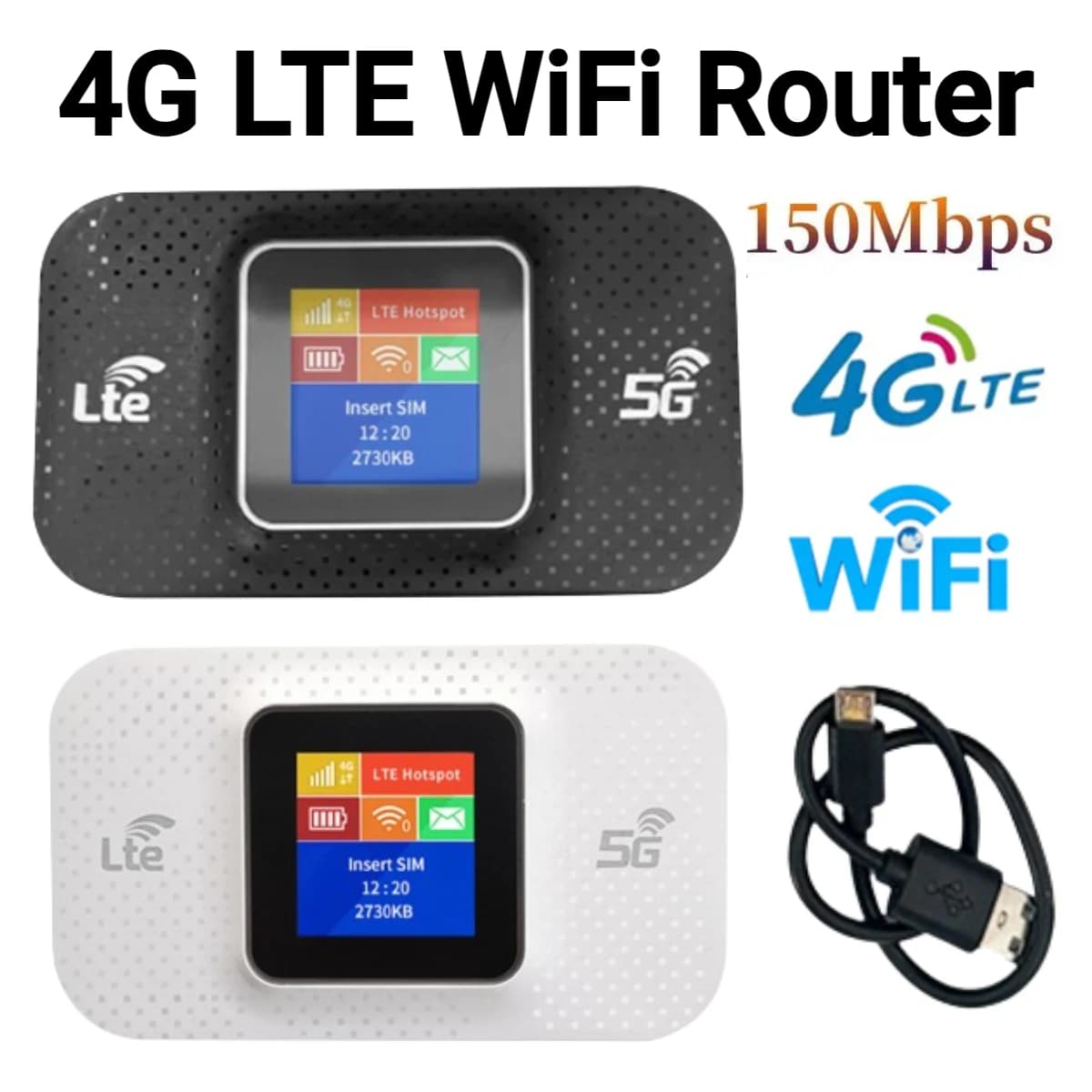4G LTE Router 150Mbps ripetitore WiFi portatile 3650mAh Router Wireless tascabile sbloccato con Slot per Sim Card Hotspot Mobile esterno