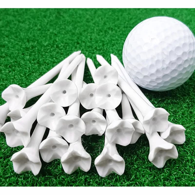 Four Corner Design Plastic Golf Tees Multi Specification Wear Resistant Golf Ball Tee