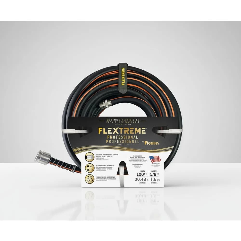 5/8" x 100 foot fold-resistant garden pipe - flexible for all seasons for irrigation of meadows and garden