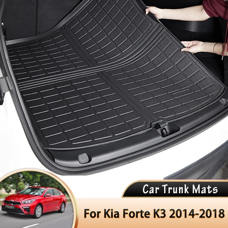 Per Kia Forte Cerato K3 YD 2014 2015 2016 2017 2018 Auto Posteriore Boot Cargo Liner Tronco Tappetino Vassoio Bagagli Copertura Della Protezione vassoio