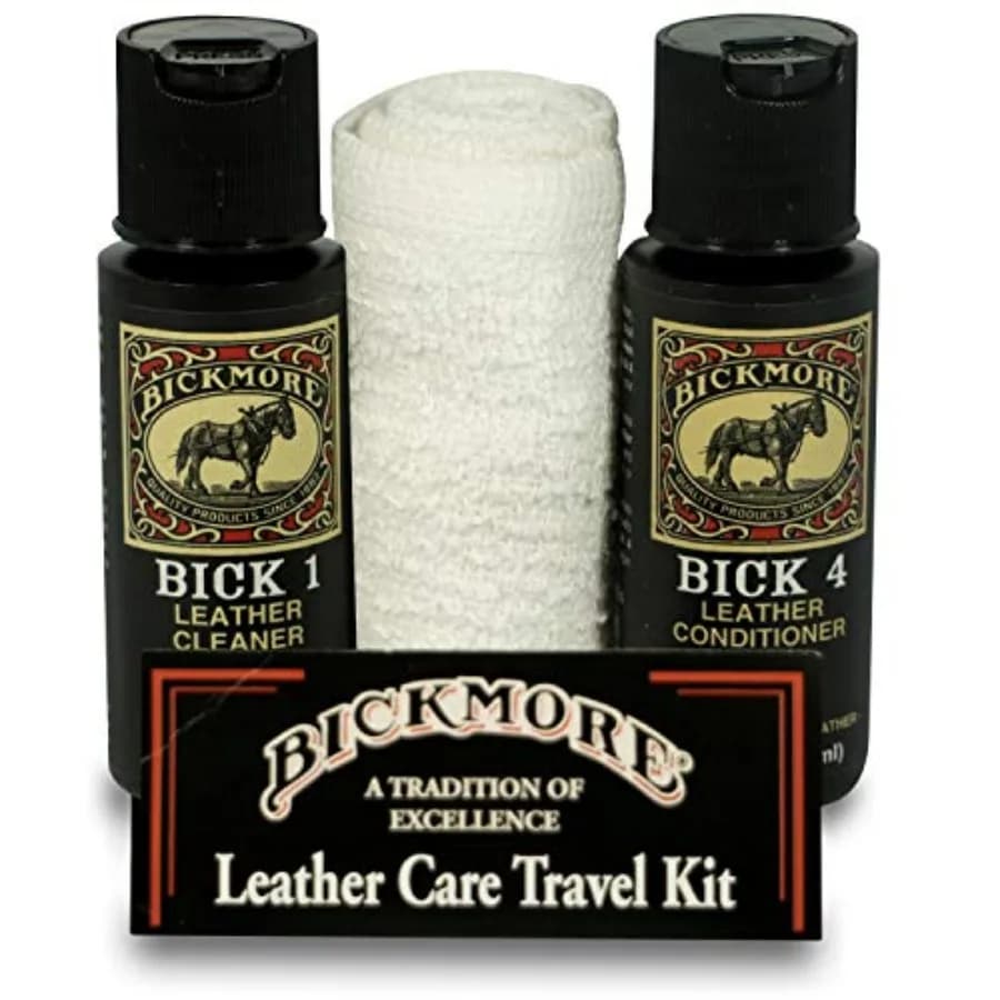 Bickmore Leather Shoe and Boot Travel Care Kit- Repairs, Polishes and Shines Leather Goods On The Run