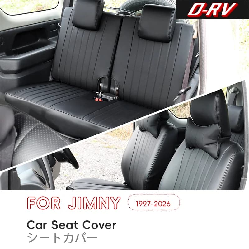 6 styles Car Seat Cover Pad Leather Material Hood For Suzuki Jimny JB64 Sierra JB74W 2019 2020 Accessories