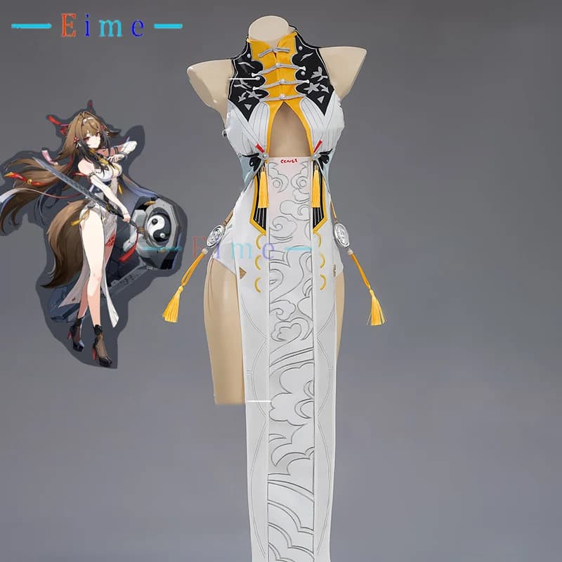 Costume Cosplay Zenless Zone Zero Ye Shunguang, Abito Cheongsam Sexy da Donna, Vestito per Feste in Maschera, Uniforme di Halloween su Misura
