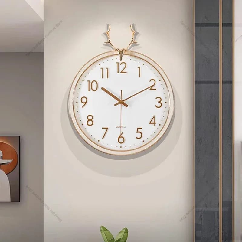 Nordic Decoration Wall Clocks Living Room Luxury Elegant Silent Wall Clocks Art Mural Electronic Home Decor Reloj Pared LLWC