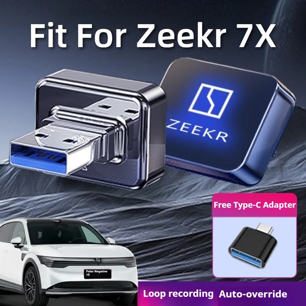 Adatto per Zeekr 7X, DVR per Auto Speciale, Unità USB con Modalità Sentry, Accessori Automobilistici, Memoria USB per Veicoli