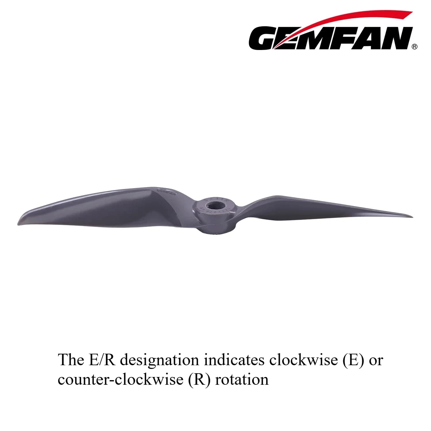 Eliche Gemfan 5x11E/R Vortex - in Fibra di Vetro e Nylon, Opzione 2CW o 2CCW