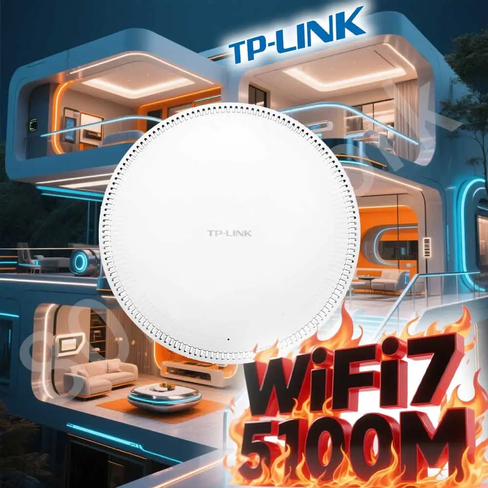 TP-Link Wi-Fi7 BE5100 Punto di accesso a soffitto Gamma Wireless AP 5G Router Ripetitore di segnale POE Ripetitore Wifi Hotspot