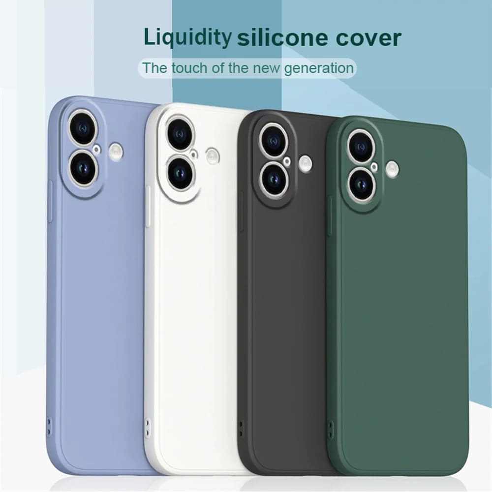 TPU Protector For iphone 17 Pro ProMax Air Case Delicate Case Fall prevention Case For iphone17 Liquid Silicone Plain Rubber