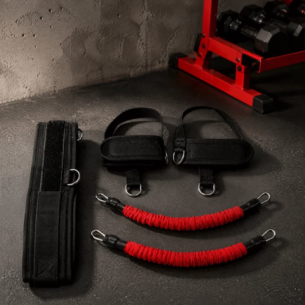 6pcs/10pcs Adjustable Resistance Vertical Jump Trainer Durable Fabric High Elasticity Jump Trainer Band Leg Straps