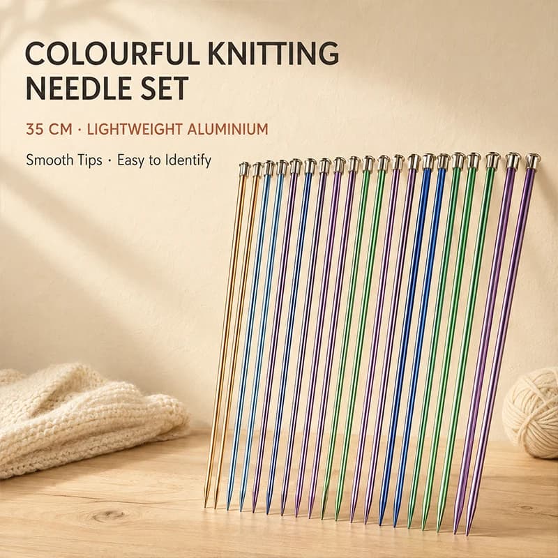 Multicolored Embossing Needle Set, 25 cm, 35 cm, Modeling Needles, Computerized, Single Needles